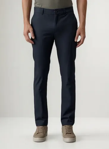Calça Calvin Klein Chino Tech Azul Marinho