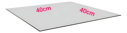 Vidro p/ Balcão Modulado Incolor 4mm 40×40