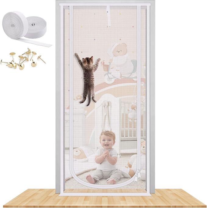 Porta de tela à prova de pets 101×213